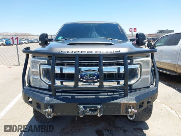 2021 Ford F-250 XL with VIN 1FT7W2B61MEC60958, listed as a IAAI auction lot 42458814 with 31,531 mi miles and . Bid and sale history available at DreamBid. Image 11.