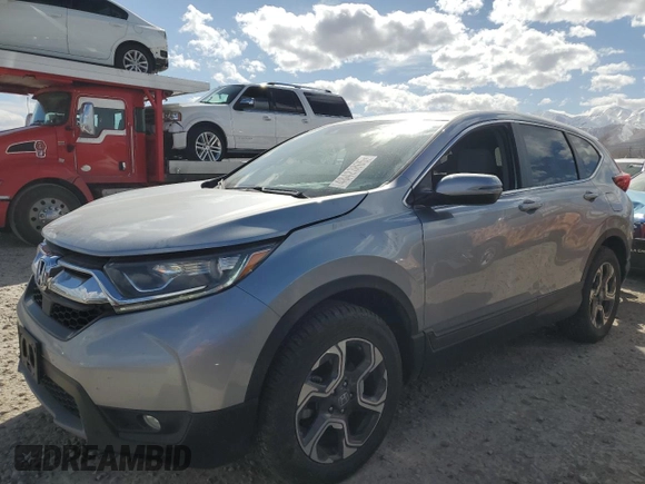 2018 Honda CR-V EX-L with VIN 7FARW2H8XJE099851, listed as a Copart auction lot 48423805 with 54,614 mi miles and Salvage Title. Bid and sale history available at carsss.com. Image 1.