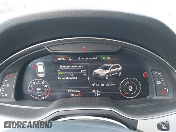 2018 Audi Q7 Premium Plus with VIN WA1LHAF71JD021489, listed as a IAAI auction lot 42233192 with 103,896 mi miles and . Bid and sale history available at DreamBid. Image 7.
