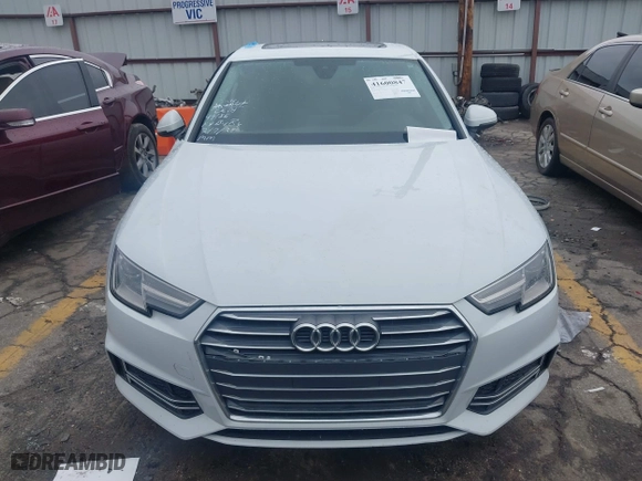 2018 Audi A4 Premium with VIN WAUKMAF47JN012032, listed as a IAAI auction lot 41600847 with 70,815 mi miles. Bid and sale history available at carsss.com. Image 12.