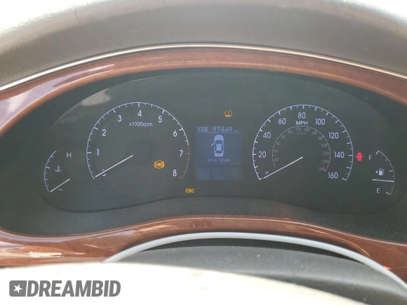 2013 Hyundai Genesis 3.8L z VIN KMHGC4DD7DU244166, wystawiony jako Copart lot #58535535 z przebiegiem 97 449 mil mil oraz Szkoda całkowita • Salvage title. Historia ofert i sprzedaży dostępna na DreamBid. Obrazek 9.