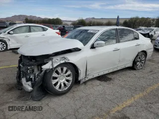 2010 Hyundai Genesis with VIN KMHGC4DE6AU104789, listed as a Copart auction lot 46115595 with 133,641 mi miles and Salvage Title. Bid and sale history available at carsss.com. Image 1.
