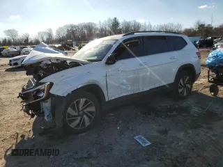 2025 Volkswagen Atlas SE z VIN 1V2HR2CA3SC501635, wystawiony jako Copart lot #88087605 z przebiegiem Nie podano mil oraz Czysty tytuł • Clean title. Historia ofert i sprzedaży dostępna na DreamBid. Obrazek 1.