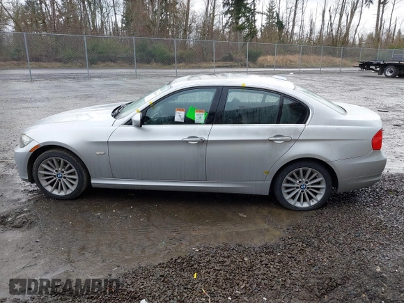 2011 BMW 3 Series 335i with VIN WBAPM5C58BE576736, listed as a IAAI auction lot 41859606 with 120,884 mi miles. Bid and sale history available at carsss.com. Image 13.