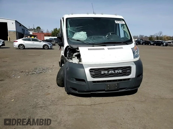 2019 Ram ProMaster Cargo with VIN 3C6TRVNGXKE513098, listed as a Copart auction lot 48754045 with 233,369 mi miles and Salvage Title. Bid and sale history available at DreamBid. Image 14.