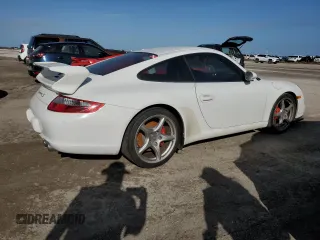 2007 Porsche 911 Carrera S with VIN WP0AB299X7S732999, listed as a Copart auction lot 74821674 with 0 mi miles and Salvage Title. Bid and sale history available at carsss.com. Image 3.