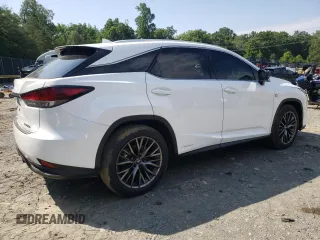 2022 Lexus RX with VIN 2T2YGMDA2NC077938, listed as a Copart auction lot 61071184 with 33,249 mi miles and Salvage Title. Bid and sale history available at carsss.com. Image 3.