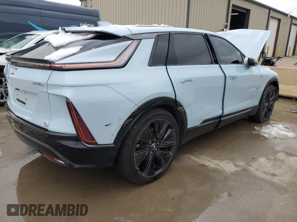 2024 Cadillac LYRIQ Sport z VIN 1GYKPWRL9RZ116613, wystawiony jako Copart lot #87765905 z przebiegiem 3 732 mil mil oraz Czysty tytuł • Clean title. Historia ofert i sprzedaży dostępna na DreamBid. Obrazek 3.