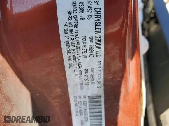 2013 FIAT 500 Pop with VIN 3C3CFFDR5DT613770, listed as a Copart auction lot 42949935 with 146,111 mi miles and Clean title. Bid and sale history available at DreamBid. Image 12.
