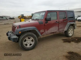 2010 Jeep Wrangler Unlimited Sport with VIN 1J4BA3H15AL182907, listed as a Copart auction lot 50948485 with 197,220 mi miles and Salvage Title. Bid and sale history available at carsss.com. Image 1.