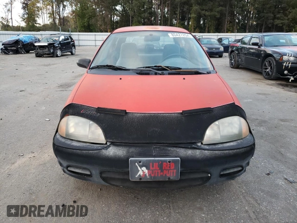 2001 Suzuki Swift GA z VIN 2S2AB21H216604405, wystawiony jako Copart lot #80427254 z przebiegiem 63 703 mil mil oraz Czysty tytuł • Clean title. Historia ofert i sprzedaży dostępna na DreamBid. Obrazek 5.