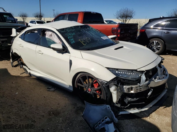 2021 Honda Civic Type R Touring with VIN SHHFK8G75MU201680, listed as a Copart auction lot 85760114 with 0 mi miles and Salvage Title. Bid and sale history available at carsss.com. Image 4.