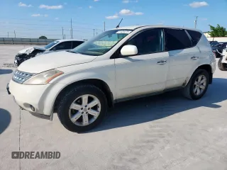 2006 Nissan Murano SL z VIN JN8AZ08W96W514409, wystawiony jako Copart lot #61424475 z przebiegiem 157 051 mil mil oraz Czysty tytuł • Clean title. Historia ofert i sprzedaży dostępna na DreamBid. Obrazek 1.