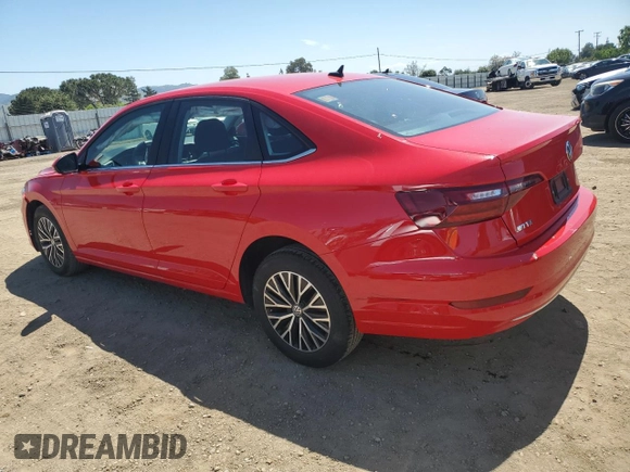 2021 Volkswagen Jetta S with VIN 3VWC57BU1MM002850, listed as a Copart auction lot 55103155 with 19,757 mi miles and Salvage title. Bid and sale history available at DreamBid. Image 2.
