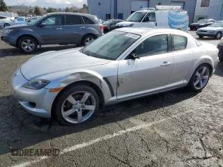 2004 Mazda RX-8 with VIN JM1FE17N140121337, listed as a Copart auction lot 44741005 with 0 mi miles and Salvage Title. Bid and sale history available at carsss.com. Image 1.