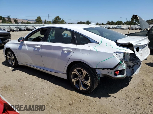 2019 Honda Accord EX-L with VIN 1HGCV2F59KA010036, listed as a Copart auction lot 64621555 with 63,007 mi miles and Salvage title. Bid and sale history available at DreamBid. Image 2.