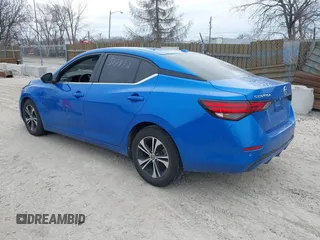 2021 Nissan Sentra SV with VIN 3N1AB8CV3MY235916, listed as a IAAI auction lot 41511614 with 73,079 mi miles and . Bid and sale history available at DreamBid. Image 3.