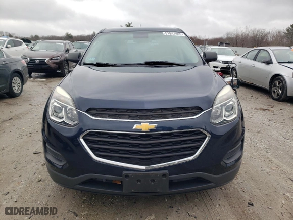 2017 Chevrolet Equinox LS with VIN 2GNFLEEK5H6262728, listed as a Copart auction lot 51841805 with 54,176 mi miles and Salvage Title. Bid and sale history available at carsss.com. Image 5.