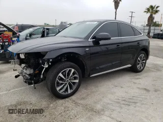 2022 Audi Q5 Sportback S line Premium с VIN WA14AAFY4N2053131, выставлен на аукционе Copart как лот 44505253 с пробегом 25 140 миль миль и . История ставок и продаж доступна на DreamBid. Изображение 1.