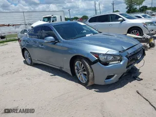 2018 Infiniti Q50 3.0t LUXE with VIN JN1EV7AP1JM361018, listed as a IAAI auction lot 39463706 with 45,648 mi miles. Bid and sale history available at carsss.com. Image 1.