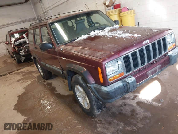 2000 Jeep Cherokee with VIN 1J4FT48S5YL231141, listed as a IAAI auction lot 41734959 with 186,884 mi miles and . Bid and sale history available at DreamBid. Image 1.