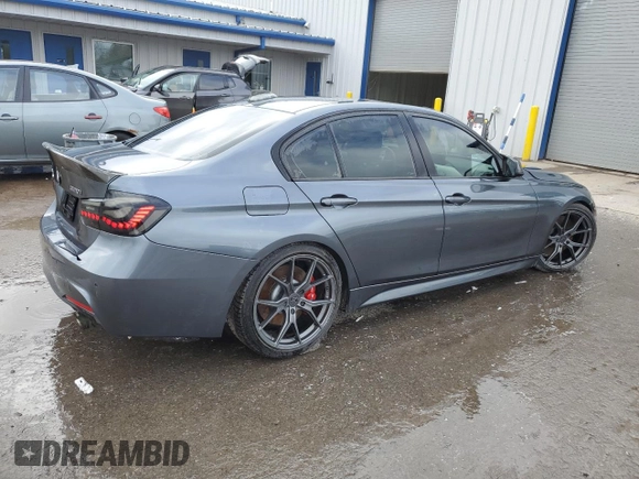 2017 BMW 3 Series 320i xDrive with VIN WBA8E5G32HNU45014, listed as a Copart auction lot 55808265 with 65,578 mi miles and Salvage title. Bid and sale history available at DreamBid. Image 3.