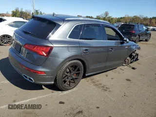 2018 Audi SQ5 Prestige with VIN WA1C4AFY9J2209340, listed as a Copart auction lot 75525344 with 77,522 mi miles and Salvage Title. Bid and sale history available at DreamBid. Image 3.