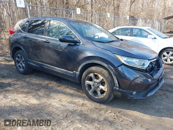 2017 Honda CR-V EX-L with VIN 5J6RW2H81HL074723, listed as a IAAI auction lot 41658178 with 107,248 mi miles. Bid and sale history available at carsss.com. Image 1.