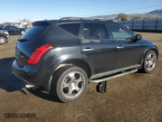2004 Nissan Murano SL with VIN JN8AZ08T34W200323, listed as a Copart auction lot 44267985 with 100,390 mi miles and Salvage Title. Bid and sale history available at carsss.com. Image 3.