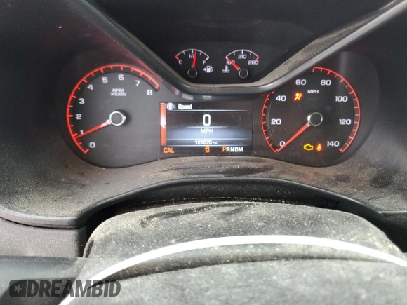 2015 GMC Canyon 2WD SLE with VIN 1GTH5BEA6F1142406, listed as a Copart auction lot 72416354 with 121,670 mi miles and Salvage Title. Bid and sale history available at carsss.com. Image 9.