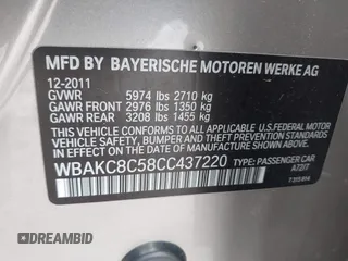 2012 BMW 7 Series 750Li xDrive с VIN WBAKC8C58CC437220, выставлен на аукционе IAAI как лот 41889602 с пробегом 119 601 миль миль и . История ставок и продаж доступна на DreamBid. Изображение 9.