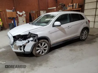 2014 Mitsubishi Outlander Sport ES with VIN 4A4AR3AU2EE005099, listed as a Copart auction lot 46838215 with 149,786 mi miles and Salvage Title. Bid and sale history available at carsss.com. Image 1.