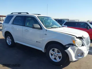 2009 Mercury Mariner Hybrid with VIN 4M2CU29399KJ05674, listed as a IAAI auction lot 40843807 with 194,987 mi miles. Bid and sale history available at carsss.com. Image 1.