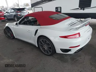 2015 Porsche 911 Turbo with VIN WP0CD2A9XFS178490, listed as a IAAI auction lot 41383315 with 14,345 mi miles. Bid and sale history available at carsss.com. Image 3.