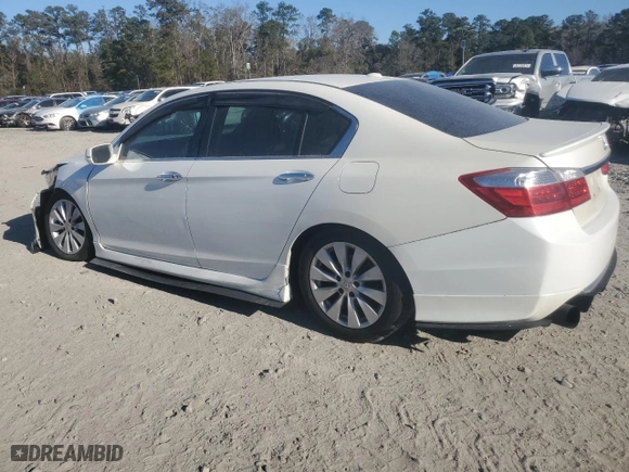 2014 Honda Accord Sedan EX-L with VIN 1HGCR3F8XEA029719, listed as a Copart auction lot 86328254 with 126,579 mi miles and Salvage Title. Bid and sale history available at carsss.com. Image 2.