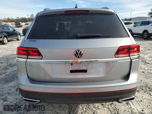 2022 Volkswagen Atlas SE with VIN 1V2JP2CA3NC532086, listed as a Copart auction lot 84679354 with 40,579 mi miles and Salvage title. Bid and sale history available at DreamBid. Image 6.