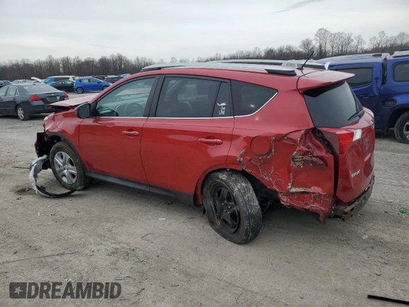 2015 Toyota RAV4 LE with VIN 2T3BFREV6FW248774, listed as a Copart auction lot 51546965 with 103,894 mi miles and Salvage title. Bid and sale history available at DreamBid. Image 2.