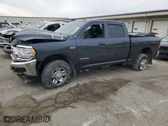 2021 Ram 2500 Tradesman with VIN 3C6UR5CJ2MG561219, listed as a Copart auction lot 82590154 with 25,389 mi miles and Salvage title. Bid and sale history available at DreamBid. Image 1.