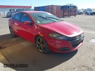 2014 Dodge Dart GT with VIN 1C3CDFEB7ED906214, listed as a IAAI auction lot 42131922 with 96,478 mi miles. Bid and sale history available at carsss.com. Image 1.