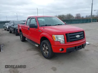 2009 Ford F-150 STX with VIN 1FTRX14W09FB19393, listed as a IAAI auction lot 42053777 with 145,208 mi miles. Bid and sale history available at carsss.com. Image 1.
