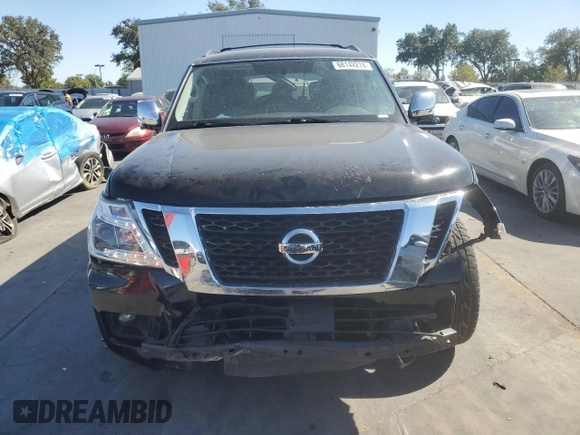 2019 Nissan Armada SL with VIN JN8AY2ND6K9090388, listed as a Copart auction lot 68142274 with 98,736 mi miles and Salvage Title. Bid and sale history available at carsss.com. Image 5.