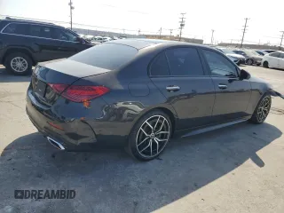 2023 Mercedes-Benz C 300 with VIN W1KAF4GB2PR106270, listed as a Copart auction lot 59403885 with 17,554 mi miles and Salvage title. Bid and sale history available at DreamBid. Image 3.