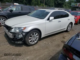 2008 Lexus LS 460 z VIN JTHBL46F585070612, wystawiony jako Copart lot #66269265 z przebiegiem Nie podano mil oraz Szkoda całkowita • Salvage title. Historia ofert i sprzedaży dostępna na DreamBid. Obrazek 1.