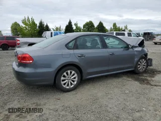 2012 Volkswagen Passat S with VIN 1VWAP7A37CC018612, listed as a Copart auction lot 57418075 with 102,005 mi miles and Salvage title. Bid and sale history available at DreamBid. Image 3.