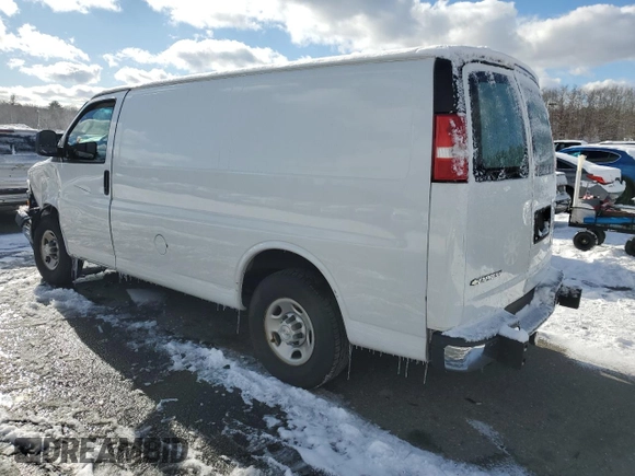 2019 Chevrolet Express Cargo with VIN 1GCWGAFG4K1234090, listed as a Copart auction lot 59241115 with 142,307 mi miles and Salvage title. Bid and sale history available at DreamBid. Image 2.