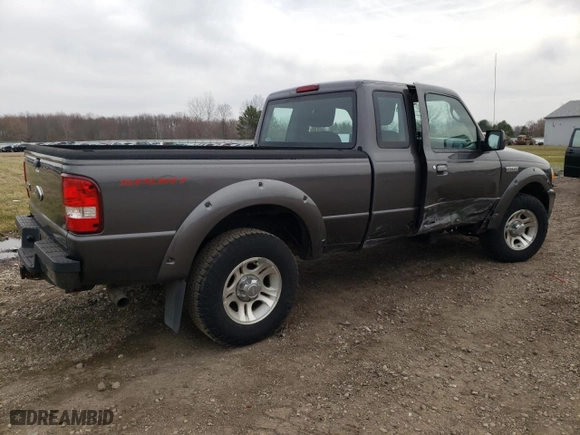 2010 Ford Ranger XL with VIN 1FTKR1EE3APA63272, listed as a Copart auction lot 49166225 with 100,843 mi miles and Salvage Title. Bid and sale history available at carsss.com. Image 3.