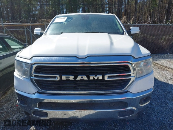 2020 Ram 1500 Big Horn with VIN 1C6SRFBTXLN122260, listed as a IAAI auction lot 41779396 with 171,886 mi miles. Bid and sale history available at carsss.com. Image 12.