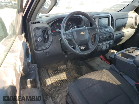2021 Chevrolet Silverado 1500 Work Truck with VIN 3GCNWAEK7MG317098, listed as a Copart auction lot 46717245 with 30,943 mi miles and Salvage Title. Bid and sale history available at carsss.com. Image 8.