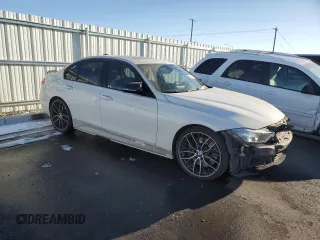 2014 BMW 3 Series 335i with VIN WBA3A9C59EF479669, listed as a Copart auction lot 89349195 with 82,779 mi miles and Salvage Title. Bid and sale history available at carsss.com. Image 4.