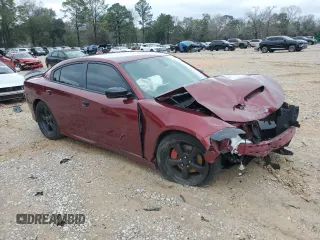 2020 Dodge Charger GT with VIN 2C3CDXHG2LH212124, listed as a Copart auction lot 45943565 with 72,925 mi miles and Salvage Title. Bid and sale history available at carsss.com. Image 4.